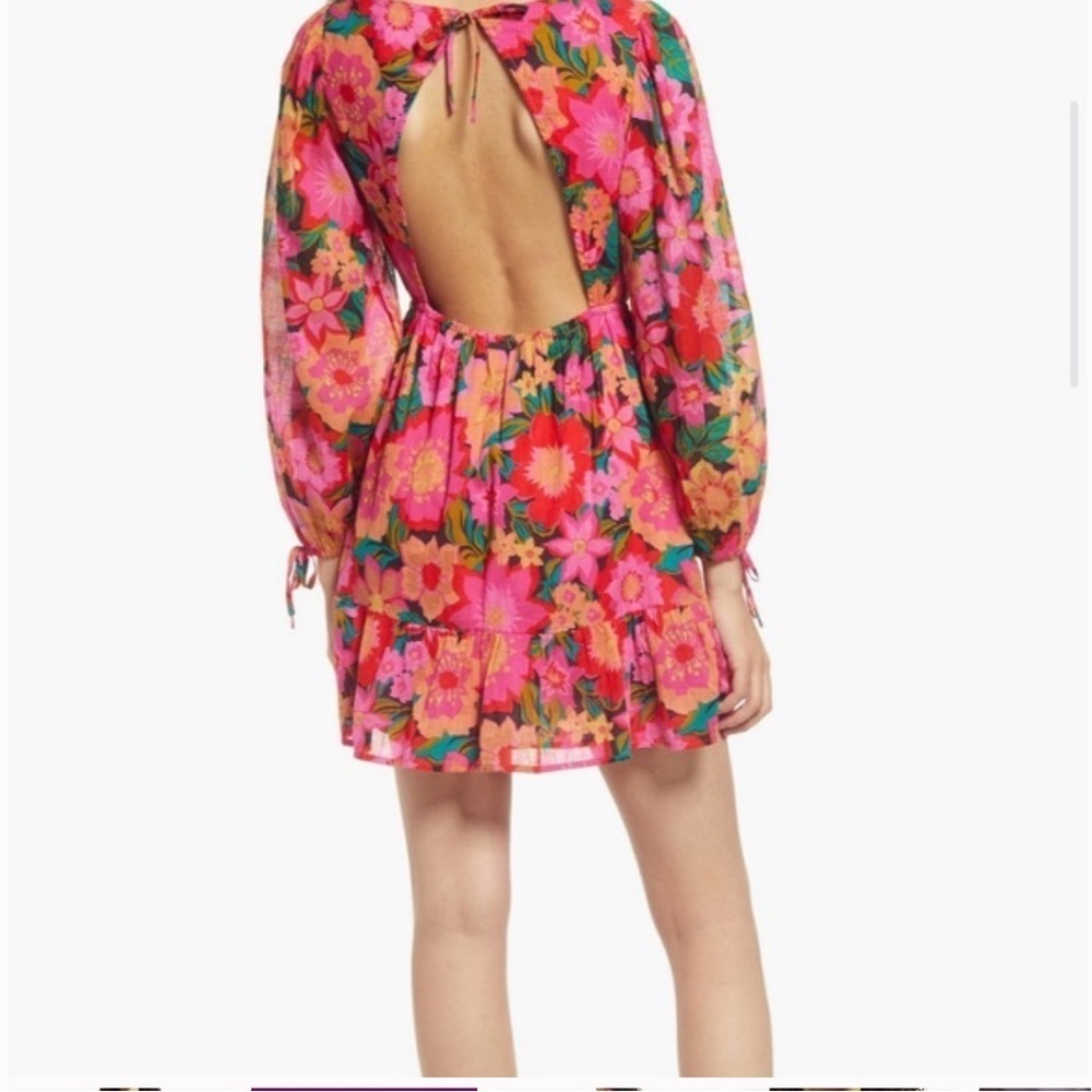 Billabong womens heaven sent open back mini dress size small - Picture 2 of 8